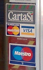 Credit card italy