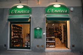 Tasting Tuscany wine at enoteca