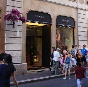 Rome italy shopping