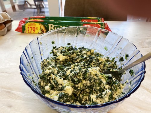 Authentic Italian pizza rustica recipe with spinach and ricotta