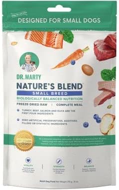 Dr. Marty Nature's Blend Adult Small Breed Freeze-Dried Raw Dog Food