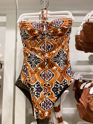 Elegant One-Piece Swimsuits - Old money Vintage swimsuit with Retro prints