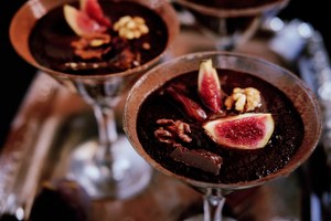 Figs with dark chocolate - What to do with figs for dessert