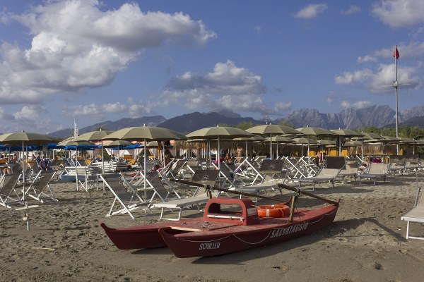 Tuscany Coast Resorts - Marina di Massa beach in Tuscany, Italy
